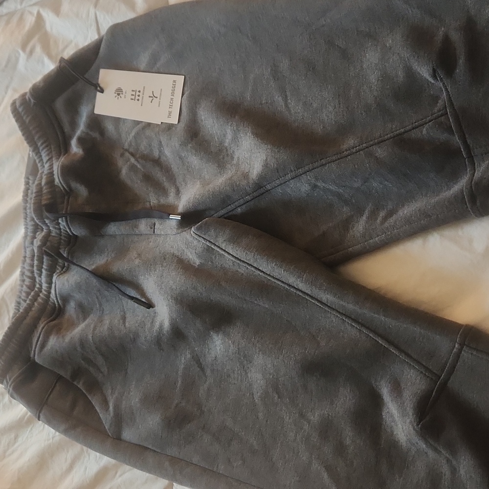 Kenneth Cole Black Heather Tech Jogger Pants - Picture 4 of 4